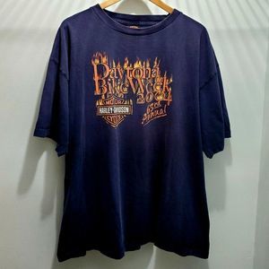 63rd Annual Daytona Bike Week t-shirt Harley Davidson 2004 Vintage Rare Size 3XL